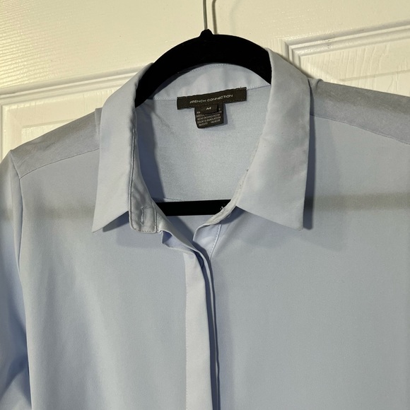 French Connection Pleated Sleeve Blouse - Picture 5 of 7